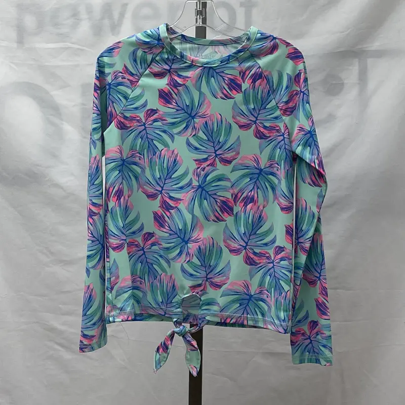 Youth's Place Long Sleeve Swimwear Top, Y/10-12 1