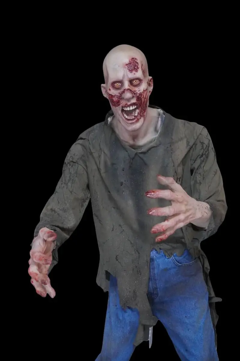 "Zack" Zombie Professional Full Body Halloween Prop 1