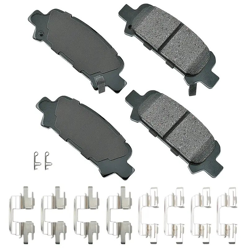 Akebono Brake Corporation Act770A Proact Ultra-Premium Bra Ke Pads - Rear 1