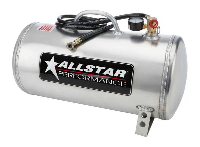 Allstar Performance 10534 Horizontal 5-Gallon Aluminum Air Tank—9×20 Inches 1