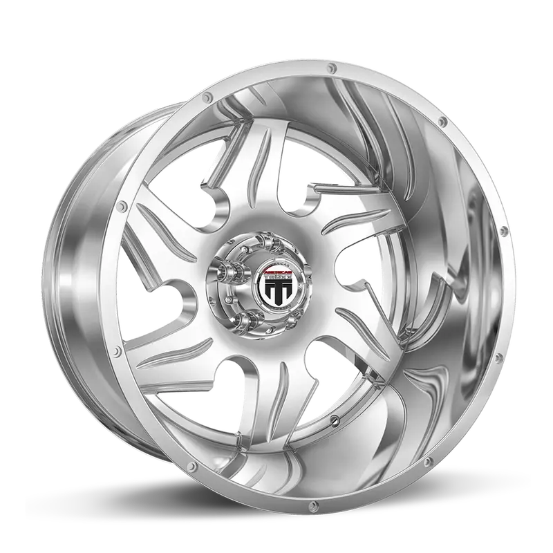 American Truxx At163 Ninja Chrome Wheel – 20X12, 8-Lug, -44Mm Offset 1