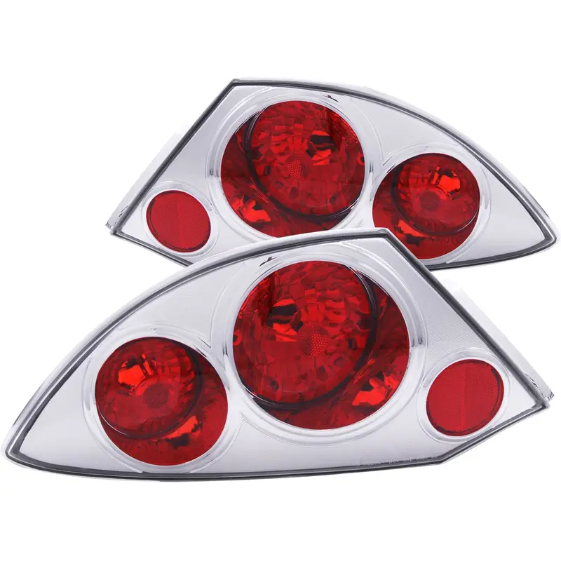 Anzo Usa Clear-Lens Tail Light Assembly With Chrome Housing – Sold As Pair – Model 221080 1