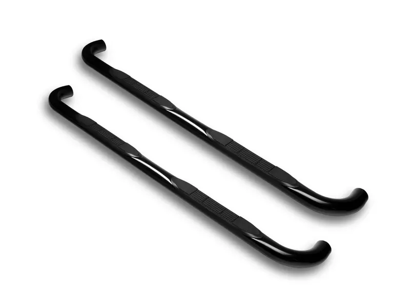 Armordillo Usa Oval Black Side Step Bars – Heavy-Duty 5" Drop Steps For 2003–2009 Dodge Ram 2500/3500 Quad Cab 1