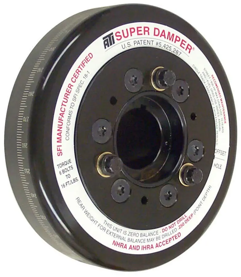 Ati Performance 917411 Sfi-Certified Harmonic Damper – Small Block Chevy, 6.325" Diameter 1