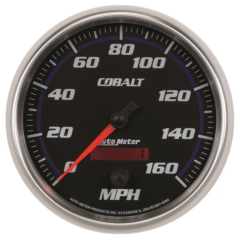 Autometer Cobalt-Series 5-Inch Programmable Electric Speedometer – 160 Mph Range (6289) 1