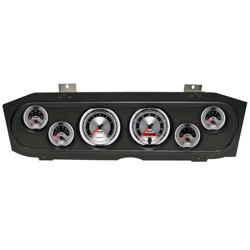 Autometer Direct-Fit Dash Mount Kit For 1969–1970 Mercury Cougar (Six-Gauge Layout) 1