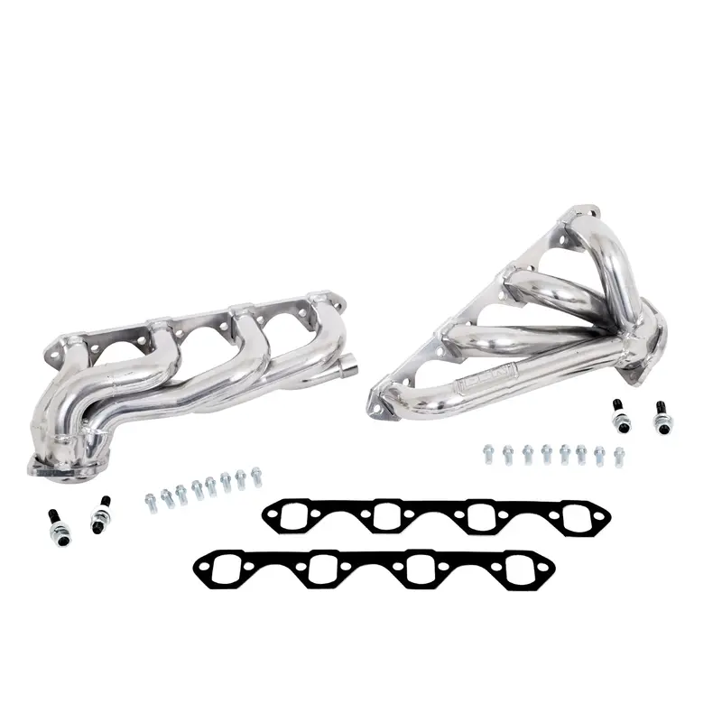 Bbk Performance Shorty Exhaust Headers – Polished Ceramic-Coated For 1987–1995 Ford F-150 351W 1