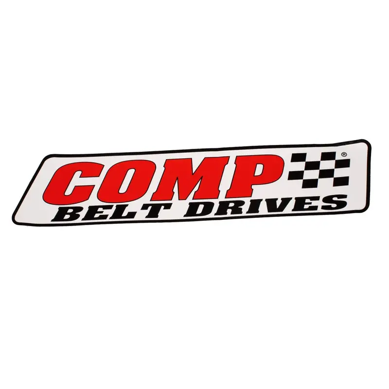 Comp Cams Belt Drives Decal – 12-Inch Vinyl Graphic With Logo (149) 1