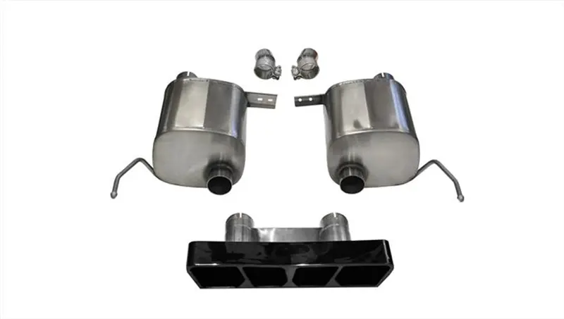 Corsa Performance Pro-Series Dual Exhaust System – 2.75" Valve-Controlled Rear Exit With Black Pvd Tips 1