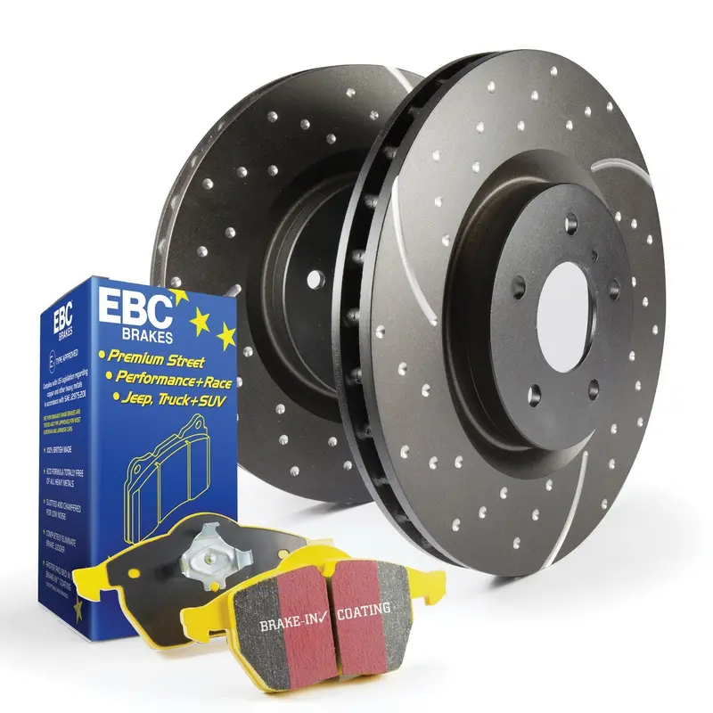 Ebc Yellowstuff Brake Pad & Gd Rotor Kit – High-Friction Performance Package 1