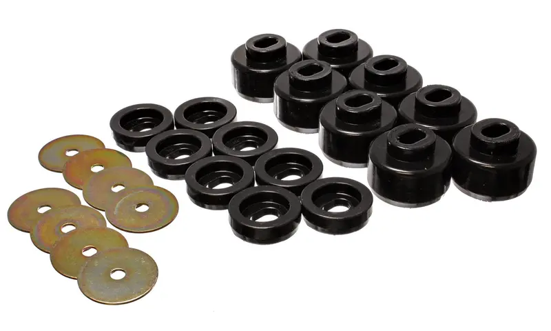 Energy Suspension 3.4150G Body-To-Cab Mount Kit – Black Polyurethane Performance Upgrade 1