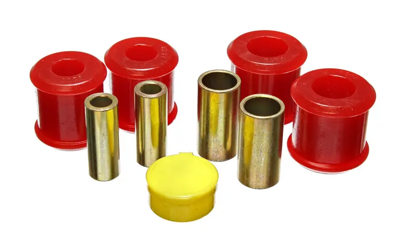 Energy Suspension 4.7123R Red Polyurethane Trailing Arm Bushing Kit – Rear Axle 1