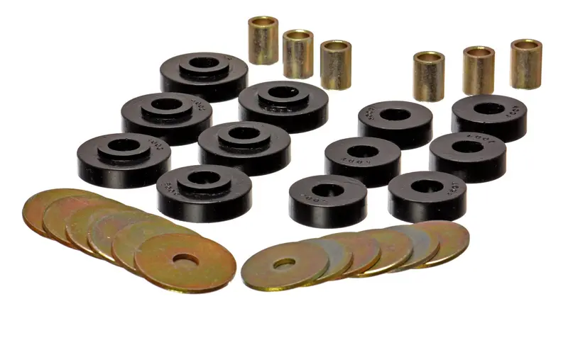 Energy Suspension Black Polyurethane Body Mount Kit – Enhanced Durability & Ride Control 1