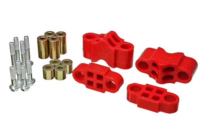 Energy Suspension Red Sway Bar Spacer Kit – Precision Fit For Improved Handling 1
