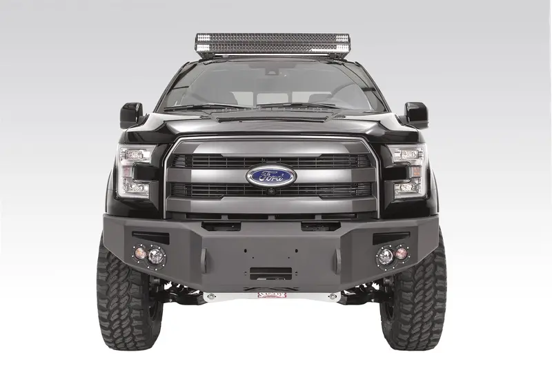 Fab Fours Ff15-H3251-B Heavy-Duty Winch Bumper – Reinforced Front Bumper With Integrated Winch Mount 1