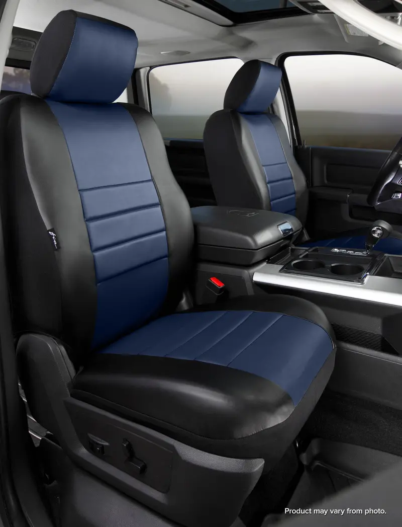 Fia Sl68-32 Blue Leatherlite Custom Seat Covers For Automotive Interiors 1