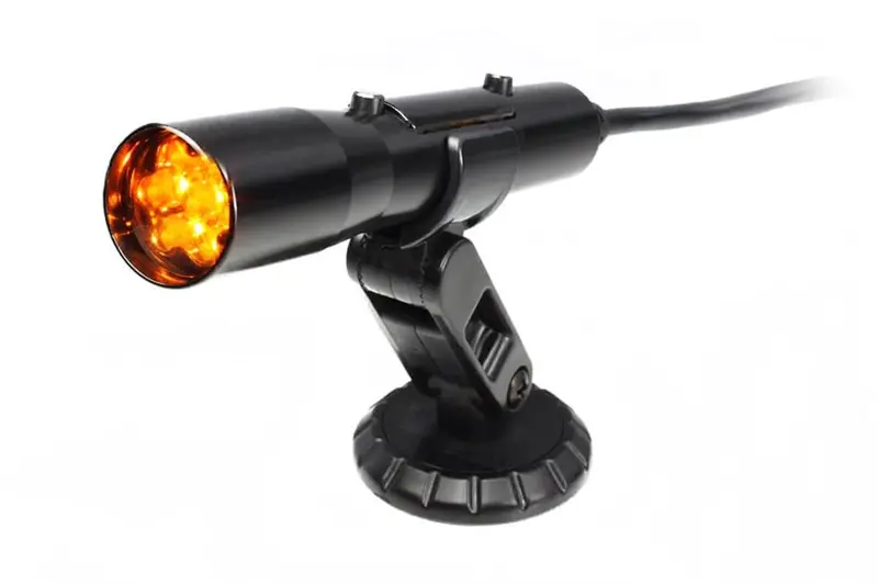 Holley 840002-1 Sniper Can Shift Light; Black Tube; Yellow Led; Obd-Ll Plug Connection; 1