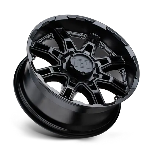 Level 8 Lelst Series 17×8.5 Wheel—6×5.5 Bolt Pattern, Matte Black Finish, -10Mm Offset 1
