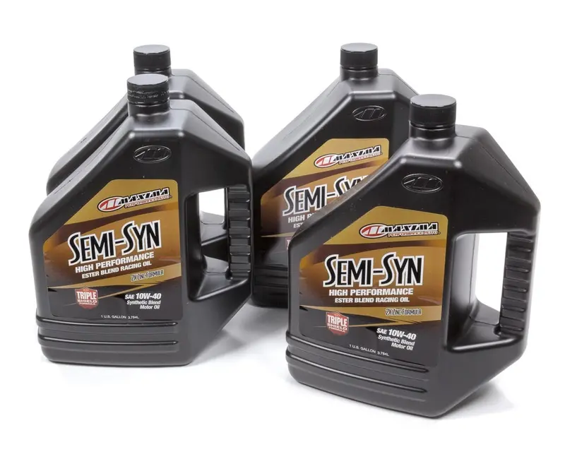 Maxima Racing Oils 39-349128B 10W40 Semi-Syn Oil Case 4 X 1 Gallons 1