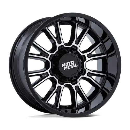 Moto Metal Mo810Bd20903520 20X9 Inch Black Machined Alloy Wheel – 5X5.0/5.5 Bolt Pattern, +20Mm Offset 1