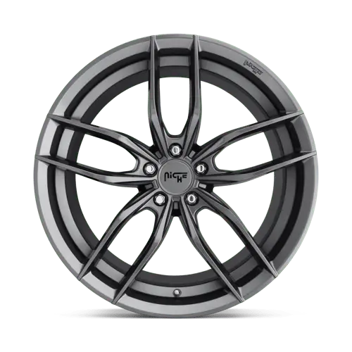 Niche M204 Alloy Wheel – 20X9 Inch, 5X112Mm Bolt Pattern, 27Mm Offset, Matte Anthracite Finish 1