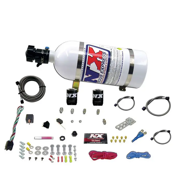 Nitrous Express 20922-10 Single-Nozzle Efi Nitrous System For Ford Vehicles – Includes 10Lb Bottle 1