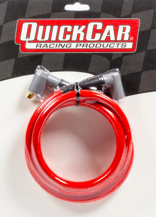 Quick Fuel Racing Red Hei Coil Wire – 48-Inch Socket-Style Ignition Cable – Model 40-485 1