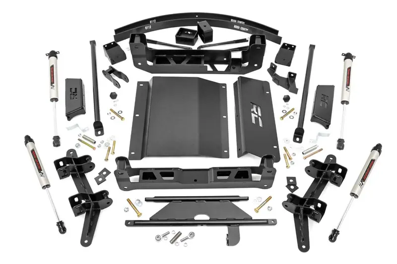 Rough Country 27670 6-Inch Gm Lift Kit – Includes V2 Shocks And Full Suspension Components 1