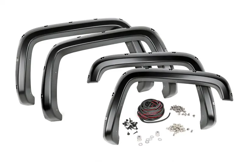Rough Country Pocket Fender Flares – Rivet-Mounted For 2014–2015 Gmc Sierra 1500 1