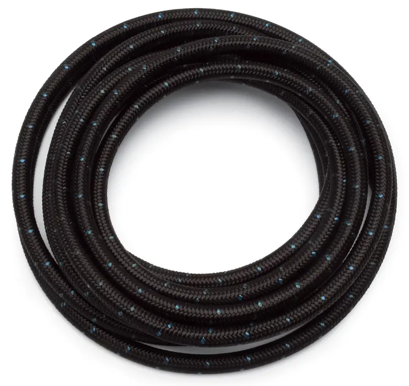 Russell 632103 Proclassic -08An Braided Hose – 3-Foot Roll, 350 Psi Rating, Black With Blue Tracer 1