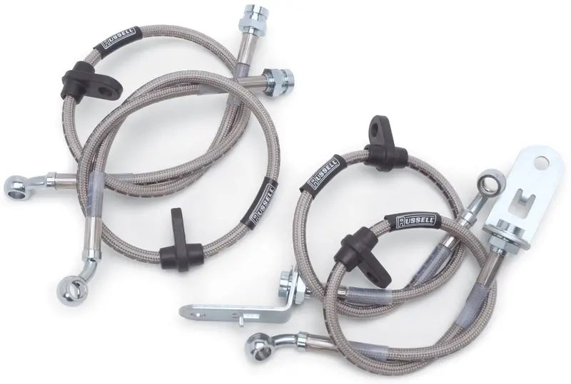 Russell Street-Legal Stainless Steel Brake Line Kit – Three-Line Assembly 1