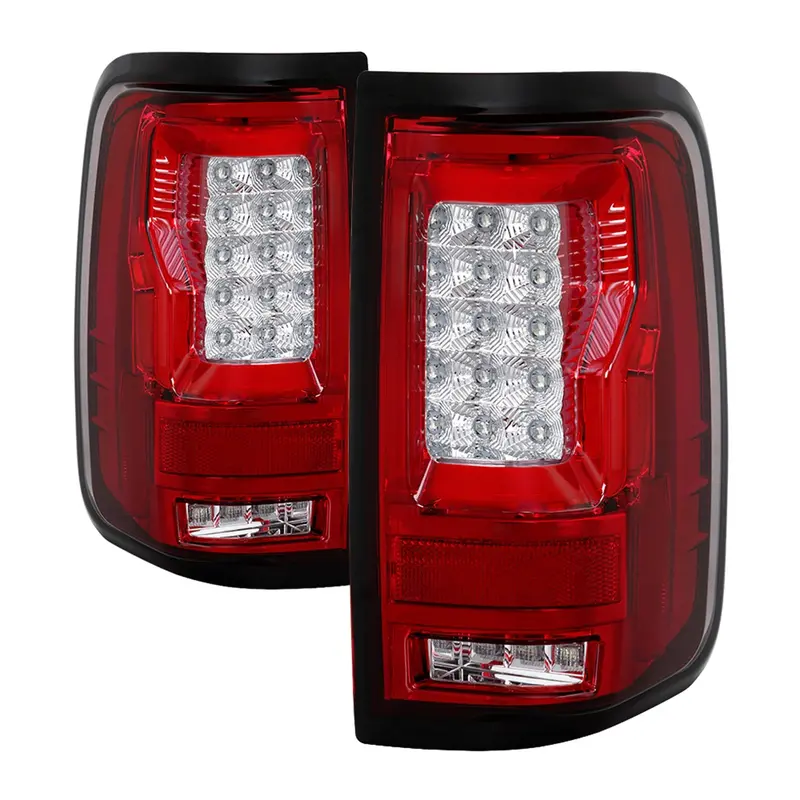 Spyder Auto Led Tail Light Bar – Version 2 With Red/Clear Lens Design 1