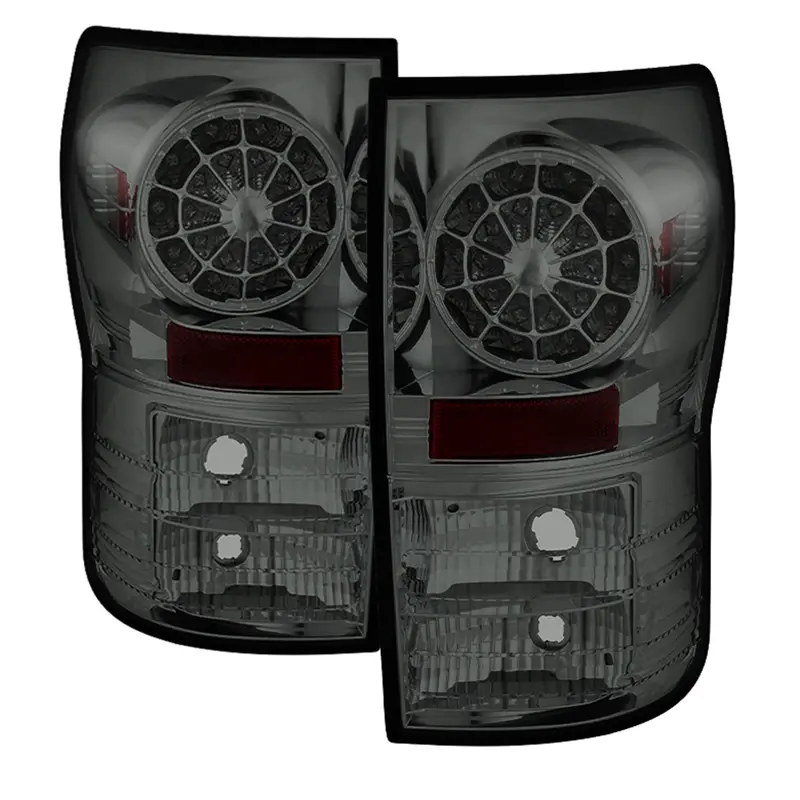 Spyder Auto Led Tail Light Pair – Smoke Lens, Direct Stock Bulb Compatibility, Plug-And-Play Installation 1