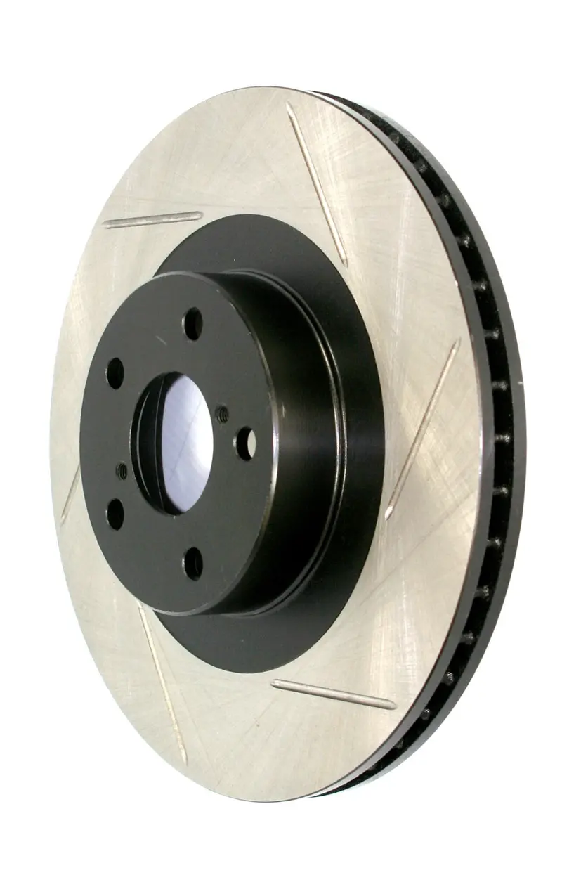 Stoptech 126.66063Csr Front Right Cryogenically Treated Slotted Brake Rotor 1