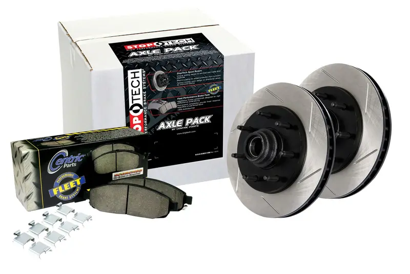 Stoptech 4-Wheel Slotted Brake Kit – Heavy-Duty Truck Axle Pack 1