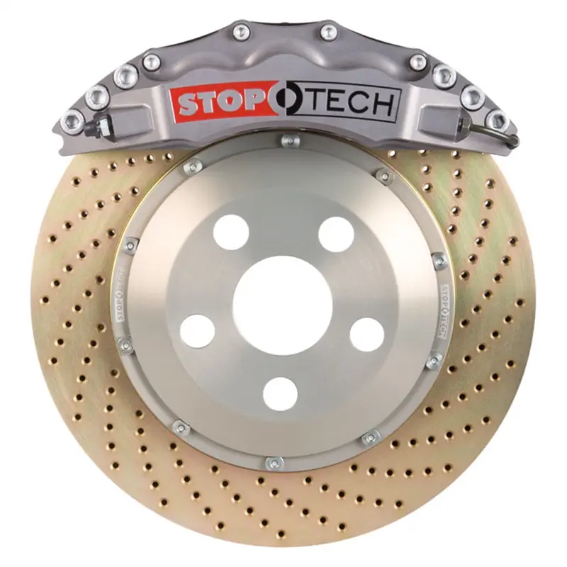 Stoptech 83.435.6700.R4 Trophy Sport Big Brake Kit – Two-Piece Front Rotors, Track-Optimized 1