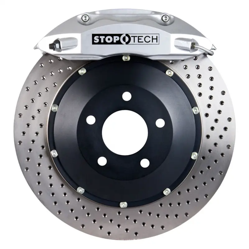 Stoptech 83.651.4700.62 Big Brake Kit – Two-Piece Front Rotors With Aluminum Hats 1