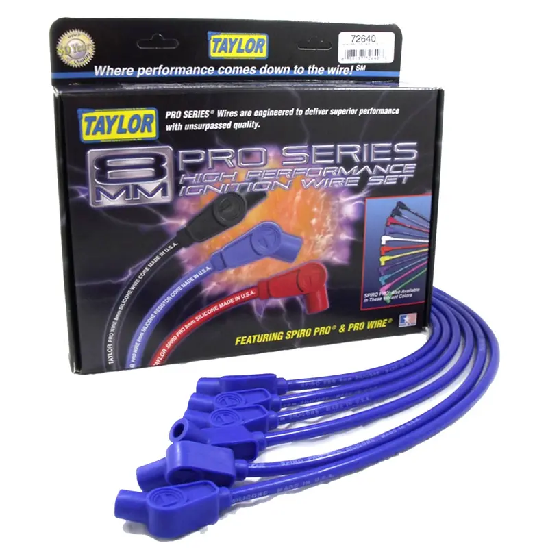 Taylor Cable Spiro-Pro 8Mm Ignition Wire Set – High-Performance Spark Plug Cables 1