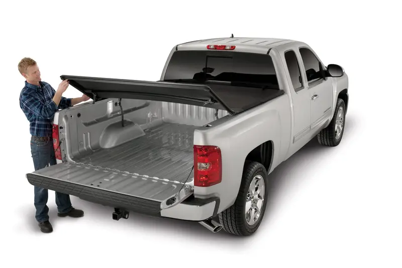 Trailfx Soft Tri-Fold Truck Bed Cover – Vinyl With Aluminum Rails (No Locking) 1