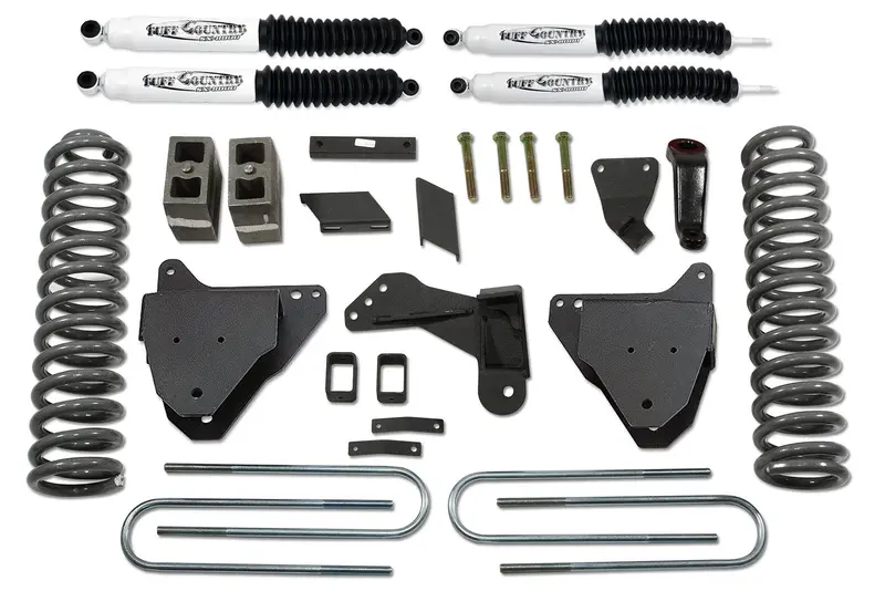 Tuff Country 5-Inch Lift Kit For 2008–2016 Ford Super Duty – Includes Radius Arm Brackets And Sx8000 Shocks 1