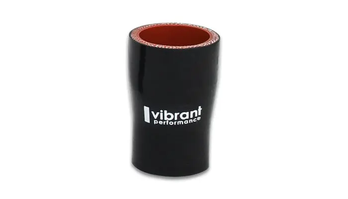 Vibrant Performance 19721 Black Reducer Coupler – 1.625" To 1.25" Id, 3" Long 1