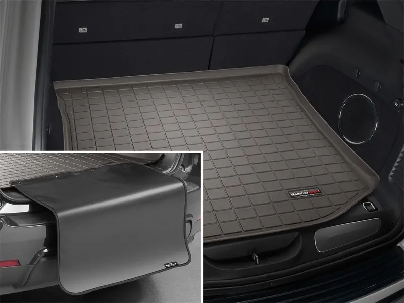 Weathertech 43469Sk Custom Cargo Liner With Integrated Bumper Protector – Cocoa Finish 1